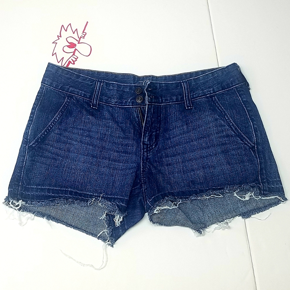 Diva by Old Navy Womens Denim Raw Hem Shorts